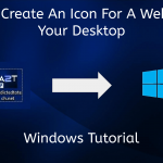 How To Create An Icon For A Website On Your Desktop Windows Tutorial